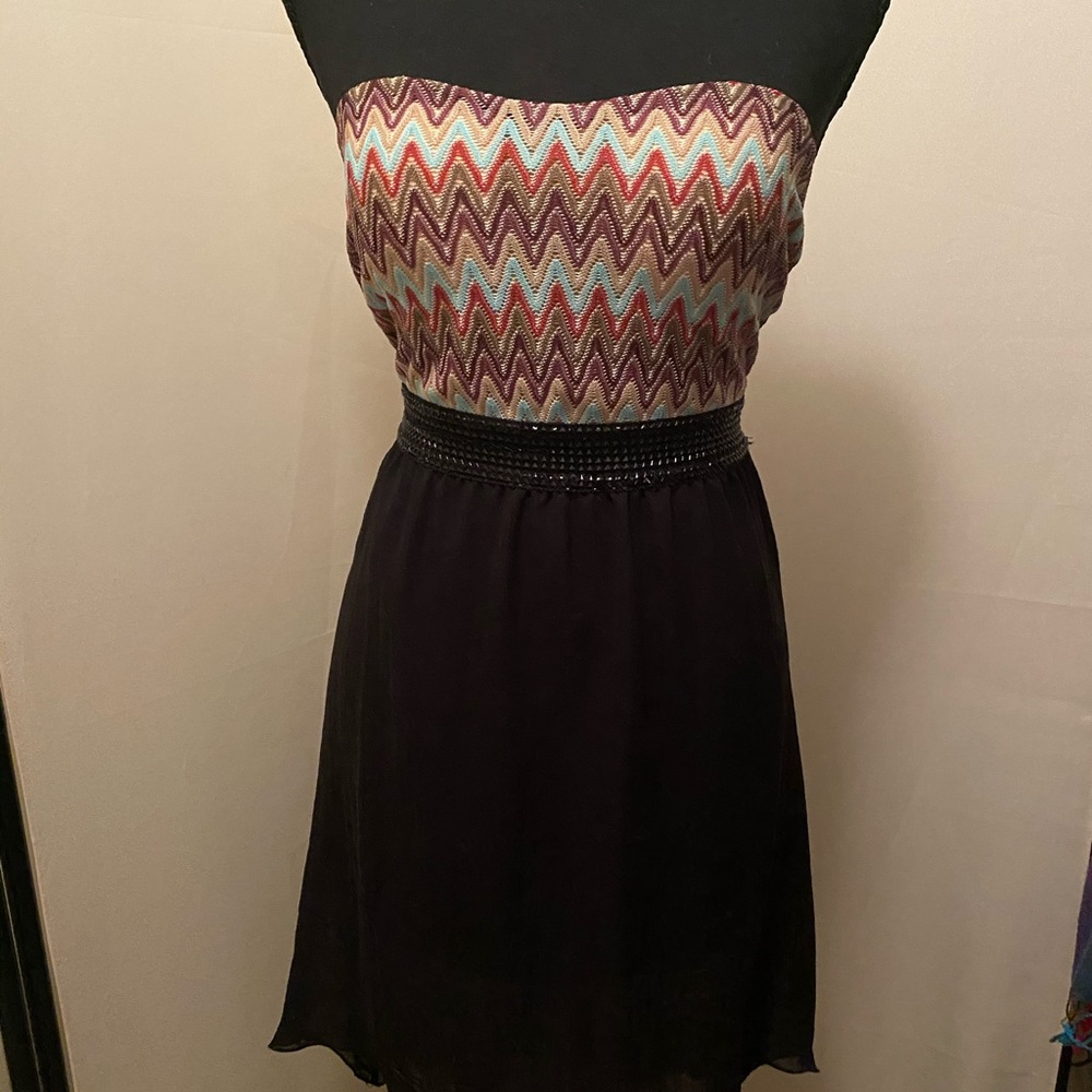 Strapless A-line Dress
